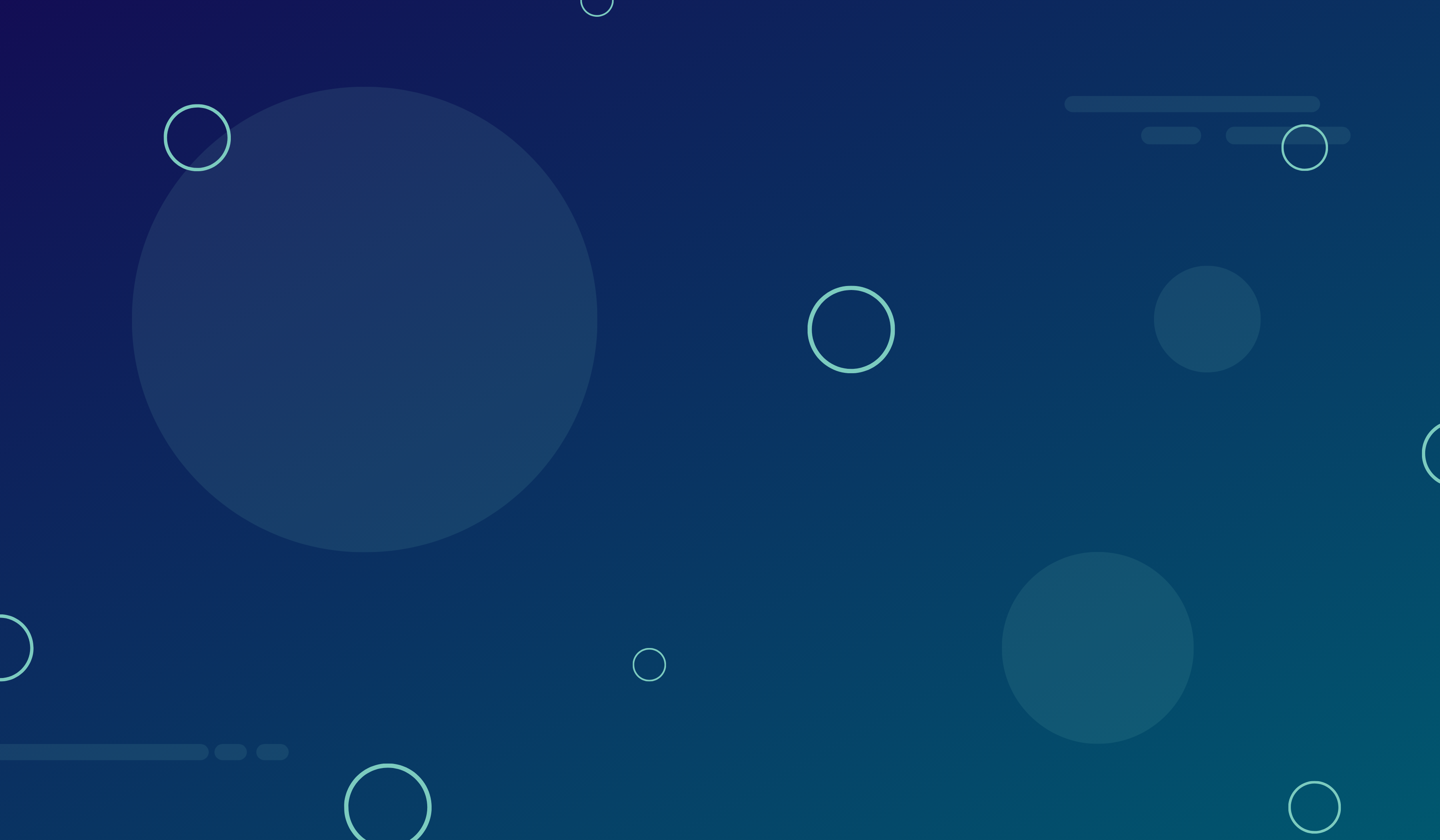 5 Insights From B2B Blog Strategies That Convert. Image contents: Dark blue gradient background with circles.